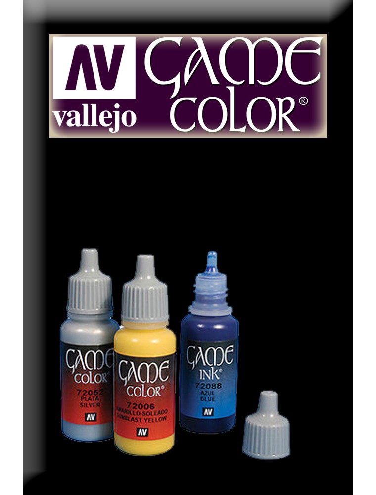 VALLEJO GAME COLOR BLACK INK 72094 COLORI VALLEJO