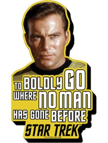 AQUARIUS ENT STAR TREK KIRK QUOTE MAGNET MAGNETI