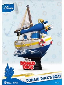 Donal Duck Statua La Barca di Paperino D-Stage Diorama 15 cm Beast Kingdom