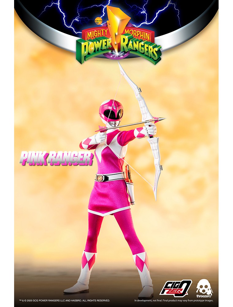 Mighty Morp Power Rangers Pink Ranger Action Figura Threezero