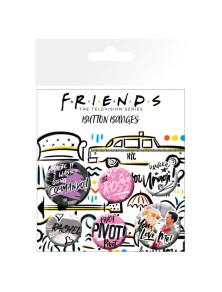 Friends Doodle Badge Pack...