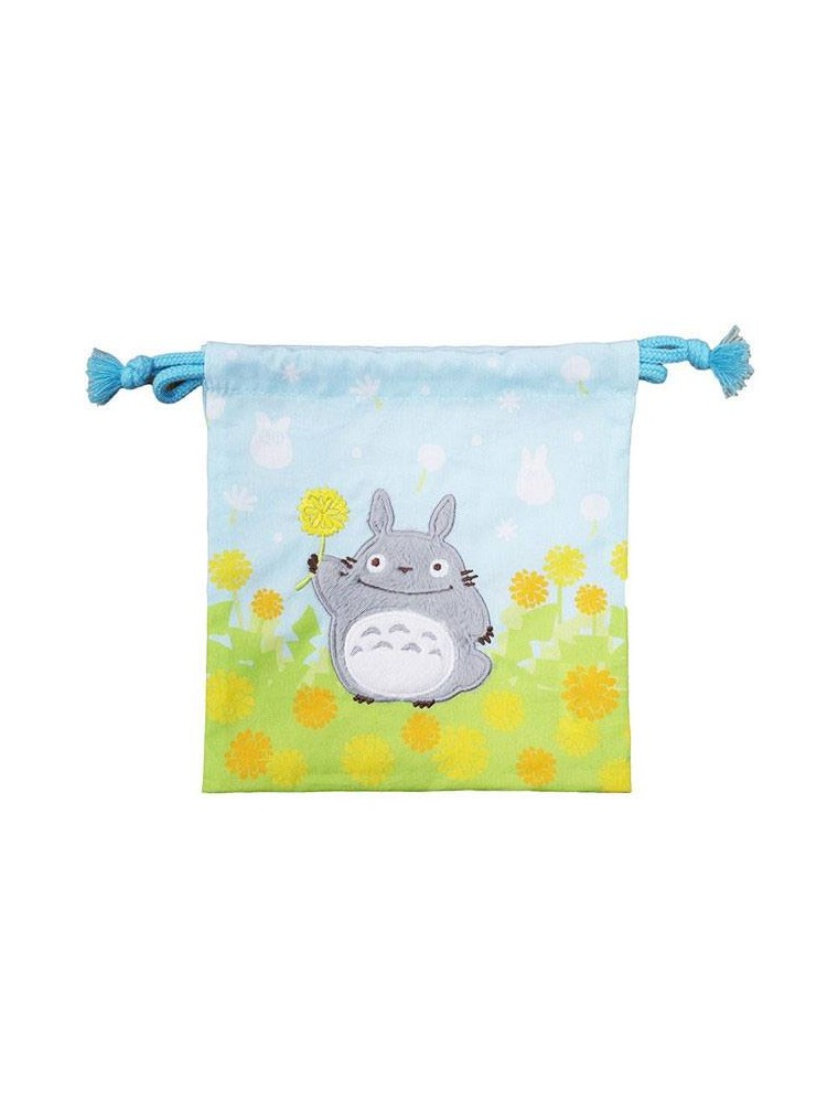 My Neighbor Totoro Laundry Storage Bag Totoro Con Flowers 20 X 19 Cm Marushin