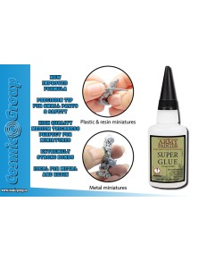 SUPER GLUE NEW FORMULA ACCESSORI PER MODELLISMO ARMY PAINTER