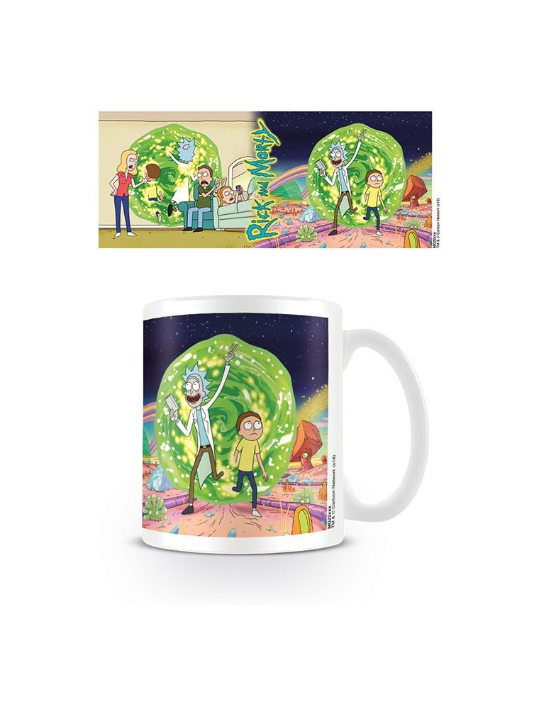 Rick E Morty Tazza Portal Pyramid International