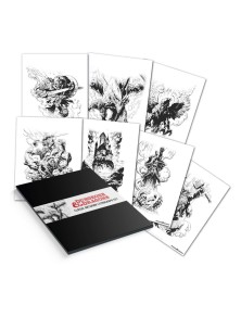 Dungeons & Dragons Lithograph 7-Set 36 X 28 Cm FaNaTtik