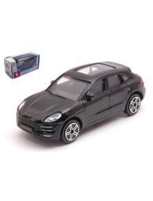 BBURAGO BU30299B PORSCHE MACAN BLACK 1:43 Modellino