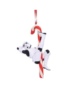 Original Stormtrooper Hanging Tree Ornament Candy Cane 12 Cm Nemesis Now