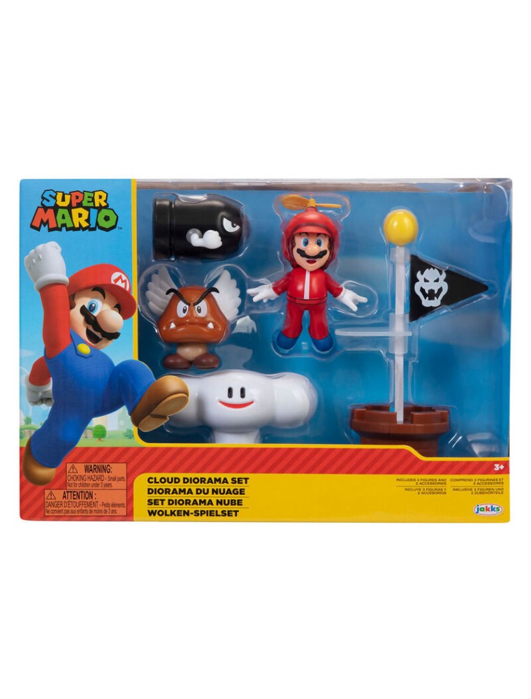 Nintendo Super Mario Cloud diorama set Jakks Pacific