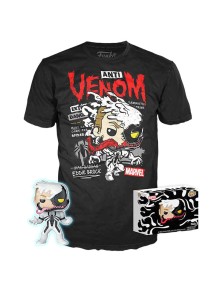 Marvel Set Funko Pop Figura & T-Shirt Anti-venom Taglia M