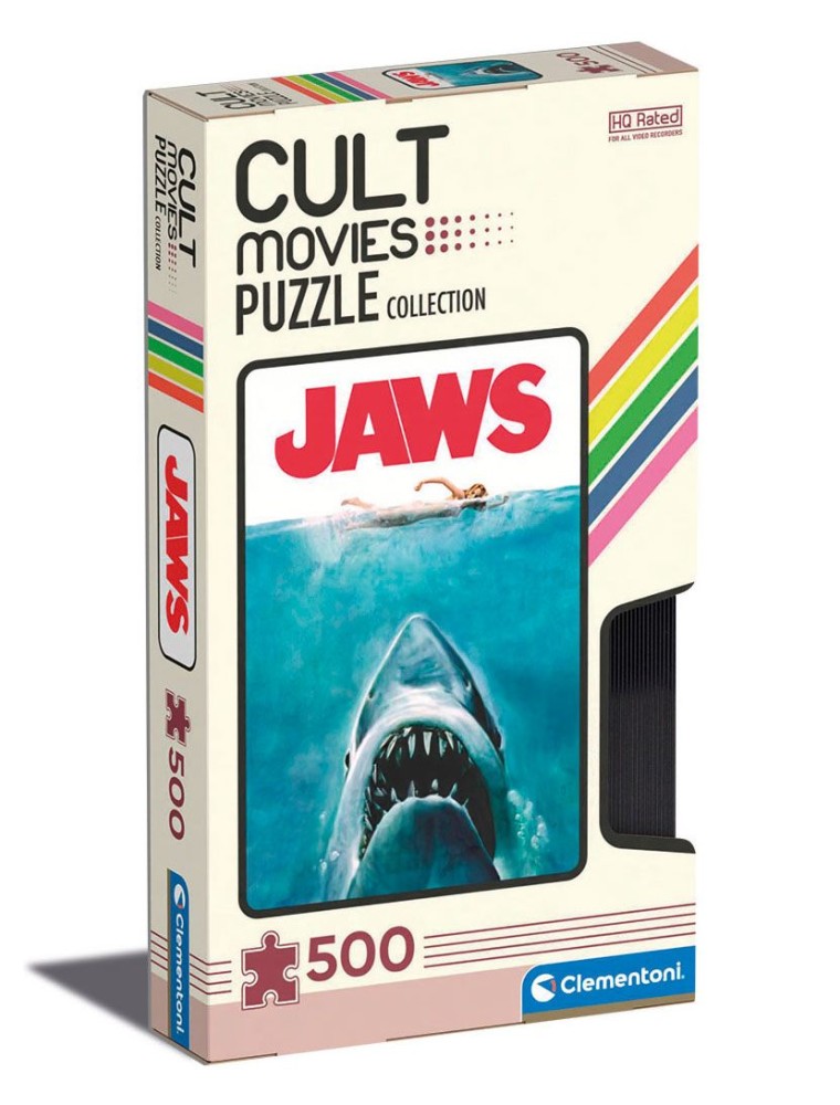 Cult Movies Puzzle Collection Jigsaw Puzzle Jaws (500 Pezzi) Clementoni