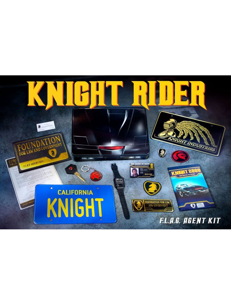 Knight Rider Box Regalo F.l.a.g Agent Kit Doctor Collector