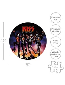 Kiss Destroyer 450 Pezzi Disc Puzzle Puzzle Aquarius Ent