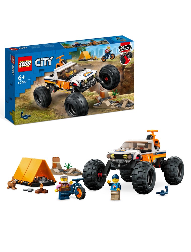 LEGO CITY 60387 - AVVENTURE SUL FUORISTRADA 4x4