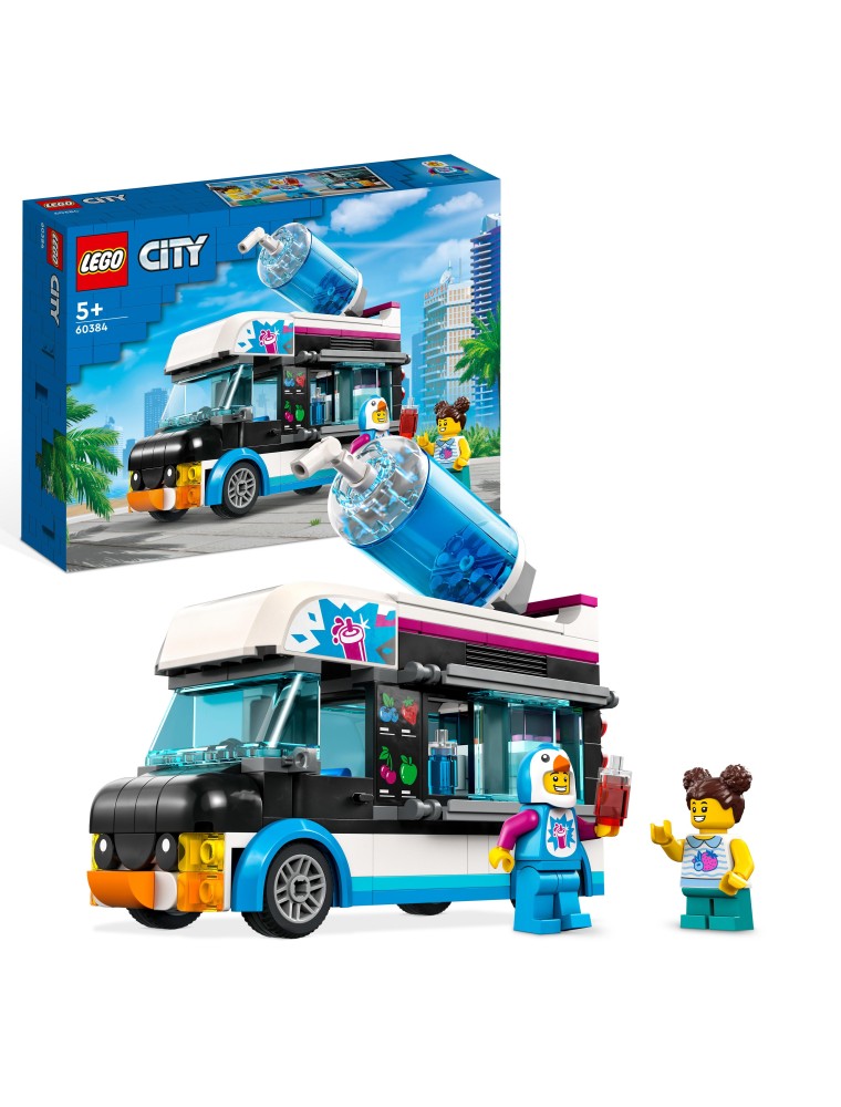 LEGO CITY 60384 - IL FURGONCINO DELLE GRANITE DEL PINGUINO