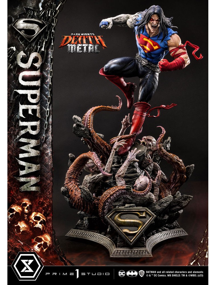 Dark Nights: Death Metal Statua 1/3 Death Metal Superman 94 Cm Prime 1 Studio