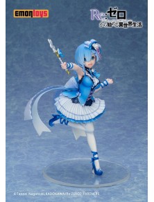 Re:zero - Starting Life In Another World Pvc Statua 1/7 Rem Magical Girl Ver. 28 Cm Emon Toys