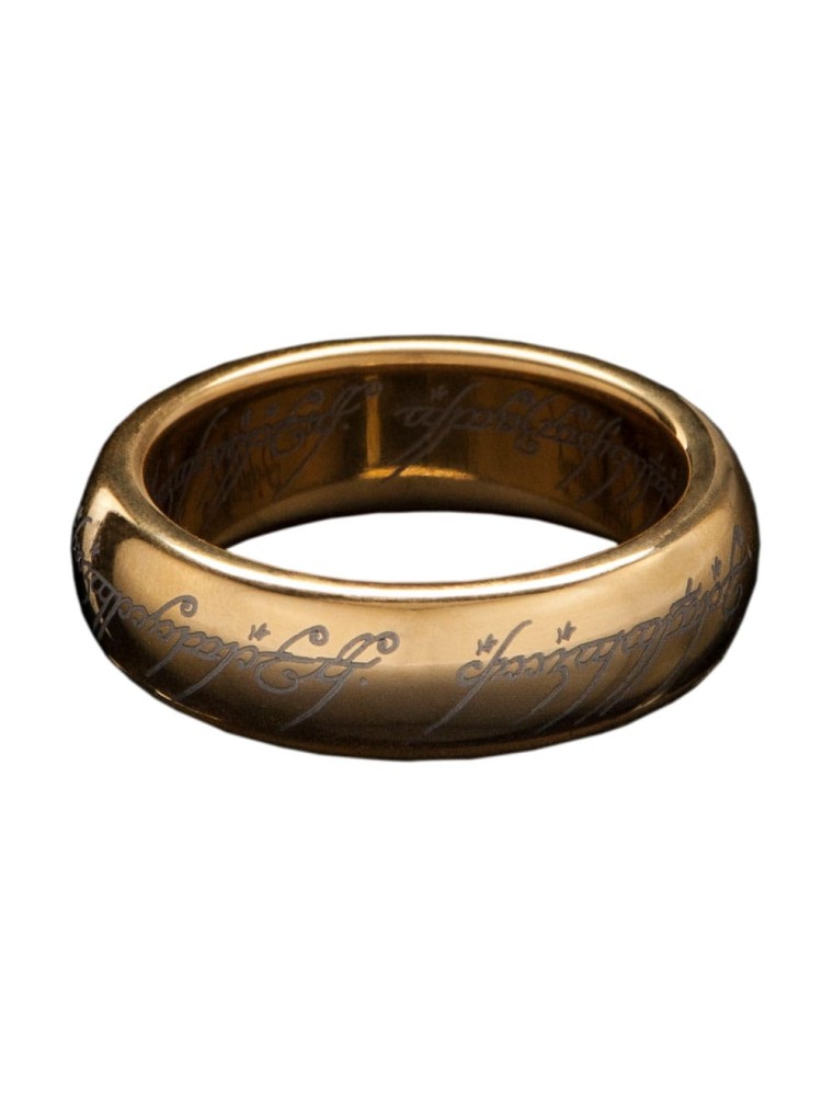 Il Signore Degli Anelli Tungsten Ring The One Ring (gold Plated) Size 13 Weta Workshop