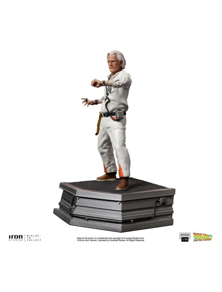 Ritorno Al Futuro Art Scale Statua 1/10 Doc Brown 22 Cm Iron Studios