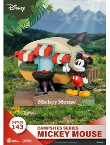 Disney D-Stage Campsite Series PVC Diorama Mickey Mouse 10 Cm Beast Kingdom Toys