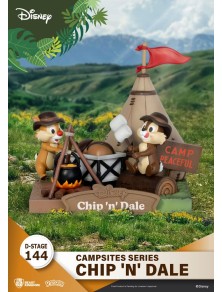 Disney D-Stage Campsite Series PVC Diorama Chip & Dale 10 Cm Beast Kingdom Toys