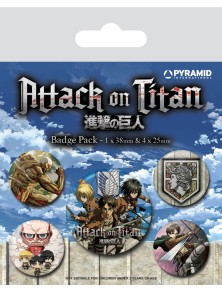 Attack On Titan Pin-Back...