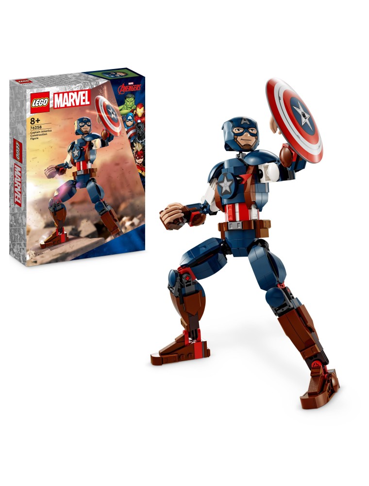 LEGO MARVEL SUPER HEROES 76258 - PERSONAGGIO DI CAPTAIN AMERICA