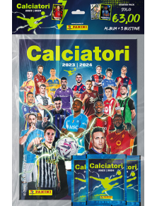 Panini Starter Pack Album Calciatori 2023-24 + 3 Bustine (ITA)