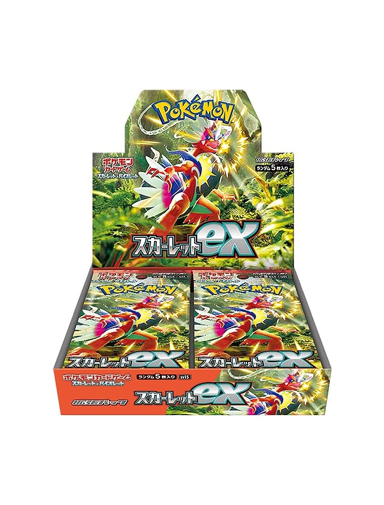 POKEMON SCARLATTO EX JAP BOX 30 BUSTE - CARTE DA GIOCO/COLLEZIONE