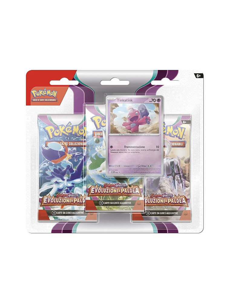 Pokèmon TCG Scarlatto & Violetto Evoluzioni a Paldea Blister 3 Buste (ITA)