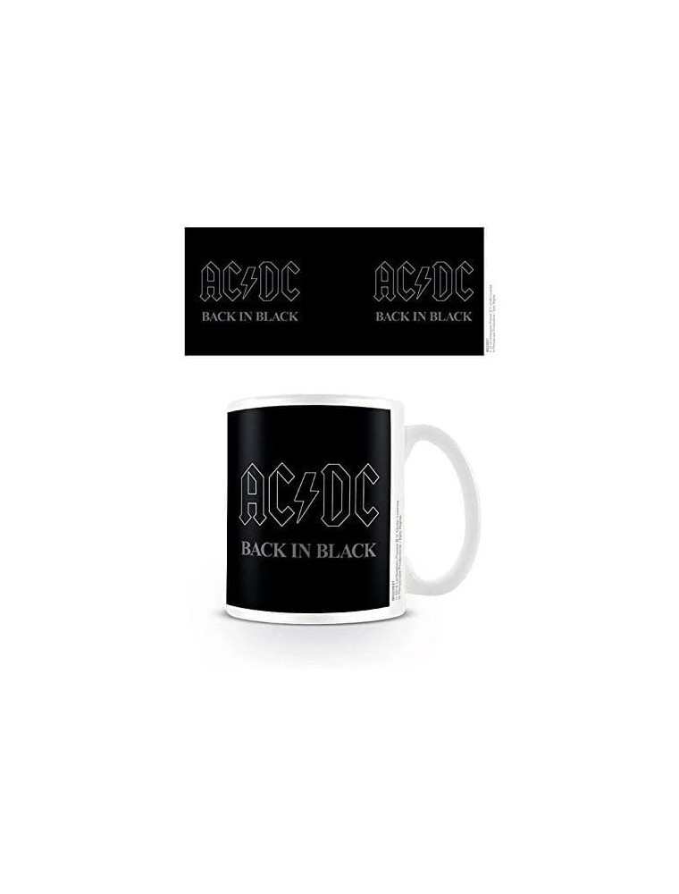 Ac/dc Tazza Black In Black Pyramid International