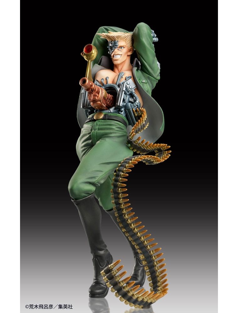 Jojo's Bizarre Adventure Part 2 : Battle Tendency Pvc Statua Legend Rudol Von Stroheim 18 Cm Medicos Entertainment