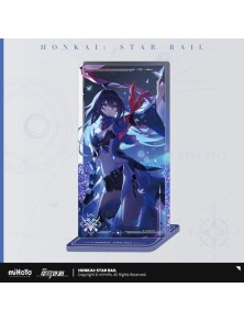 Honkai: Star Rail Light Cone Stampa In Acrilico Ornament Con Glitter: Seele In The Night 7 Cm Mihoyo