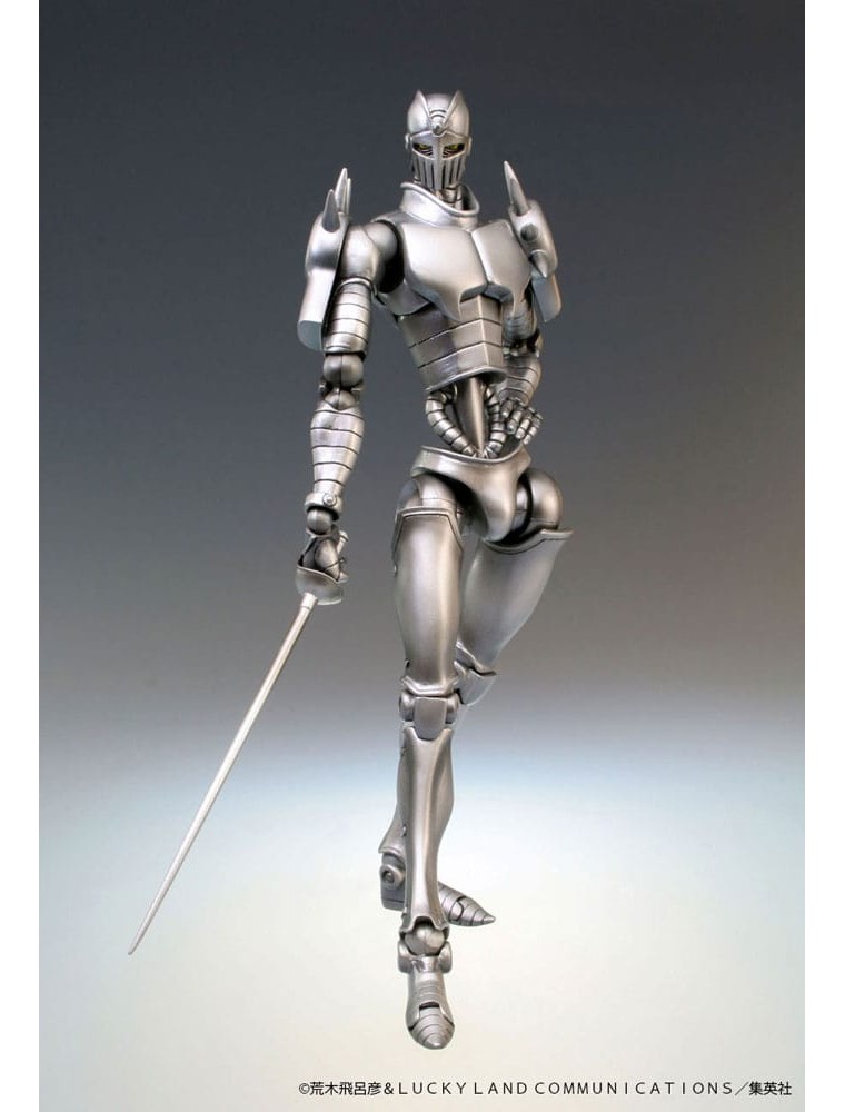 Jojo's Bizarre Adventure Super Action Action Figura Chozokado (silver Chariot) 16 Cm (re-run) Medicos Entertainment