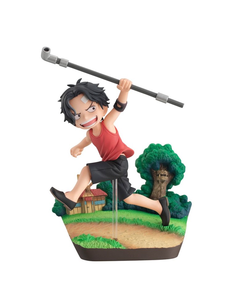 One Piece G.e.m. Series Pvc Statua Portgas D. Ace Run! Run! Run! 13 Cm Megahouse