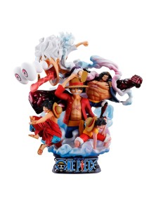 One Piece Petitrama Dx Pvc Mini Statua Logbox Re Birth Luffy Special Vol. 02 15 Cm Megahouse