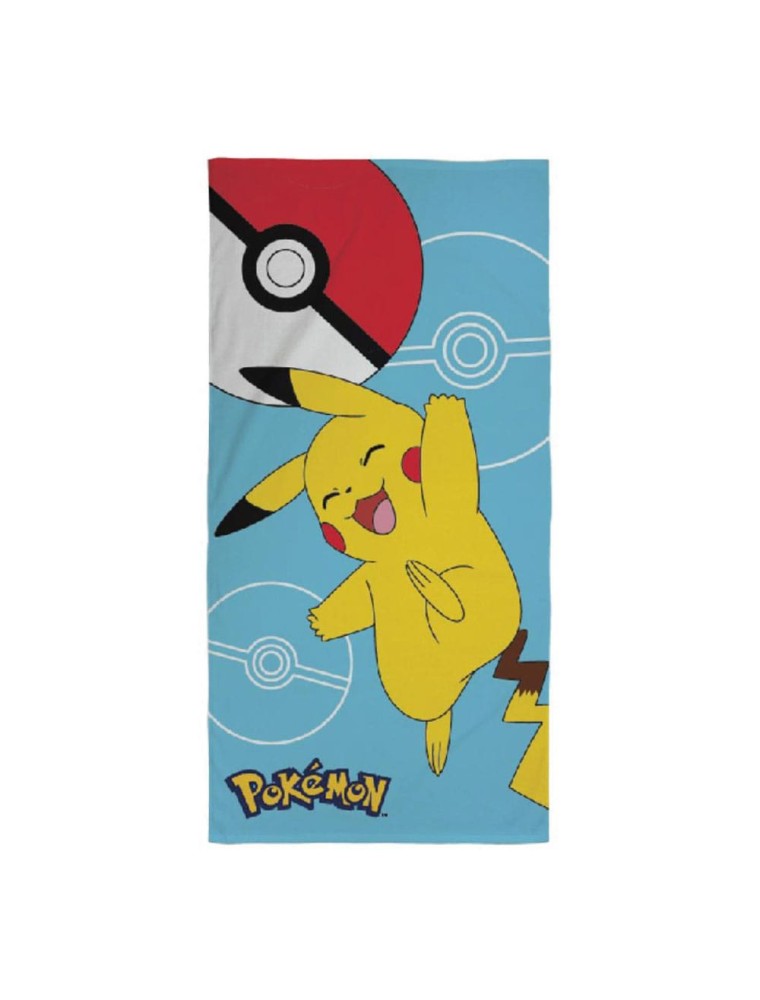 Pokemon Telo Mare in Microfibra Pikachu 70x140 cm