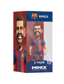 Fc Barcelona Gerard Pique Minix Figura 12cm Minix