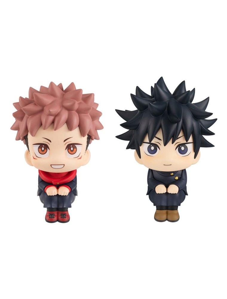 Jujutsu Kaisen Look Up Pvc Statua Yuji Itadori Laugh Ver. & Megumi Fushiguro Smile Ver. 11 Cm (with Regalo) Megahouse