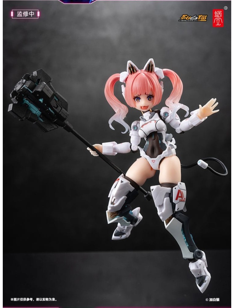 Original Character Action Figura 1/12 Eved Series Ambra-02 (strike Cat) Ambra 13 Cm Snail Shell