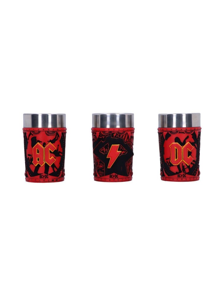 Ac/dc Shot Occhiali Logo 3-pack Nemesis Now