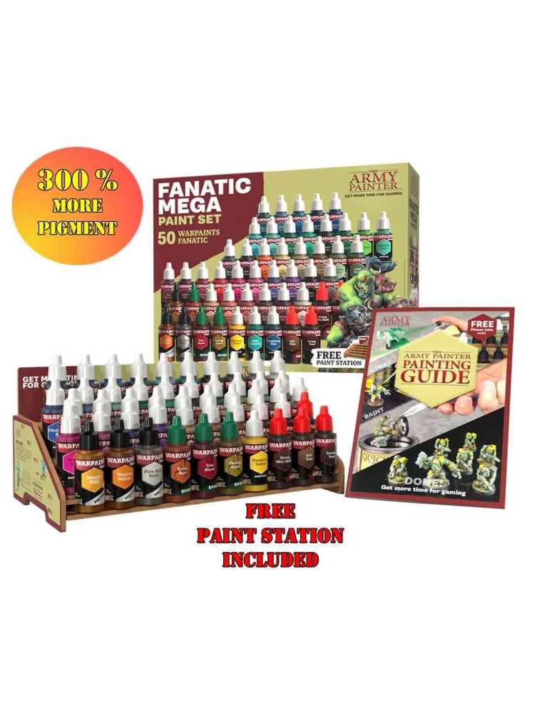 WARPAINTS FANATIC MEGA SET Colori Army Painter