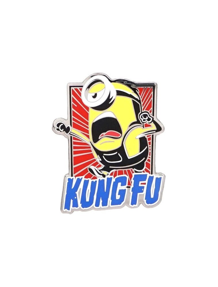 Minion More Than A Minion Spilla Badge Kung Fu Stuart Con Figure Int.