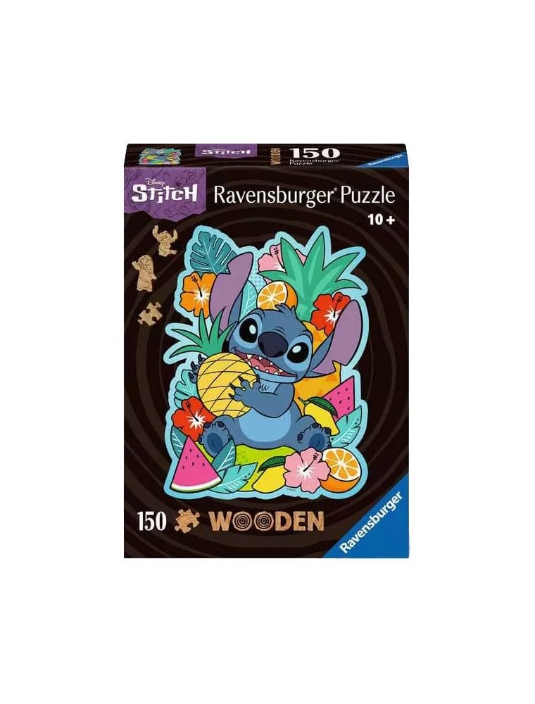 Disney In Legno Jigsaw Puzzle Stitch (150 Pezzi) Ravensburger