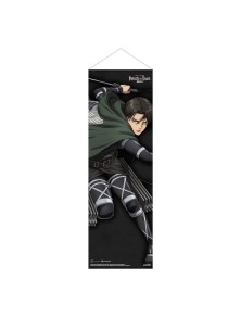 Attack On Titan Slim Wallscroll Levi 30 X 90 Cm POPbuddies