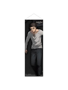 Attack On Titan Slim Wallscroll Eren Jaeger 30 X 90 Cm POPbuddies