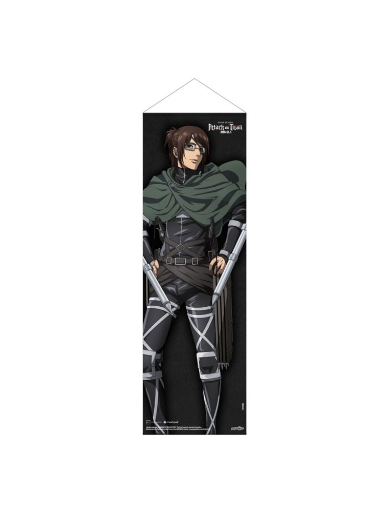 Attack On Titan: The Final Season Slim Wallscroll Hange Zoë 30 X 90 Cm POPbuddies