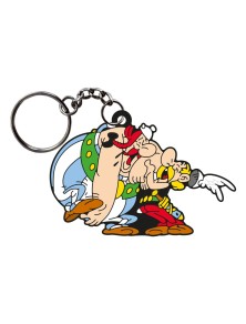 Asterix Portachiavi Asterix & Obelix Laughing 9 Cm Plastoy