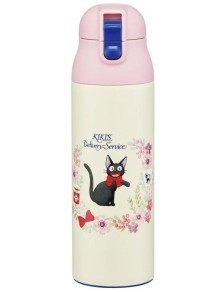 Kiki Delivery's Service Bottiglia D'acqua One Push Jiji Guirlande De Fleurs 500 Ml Skater