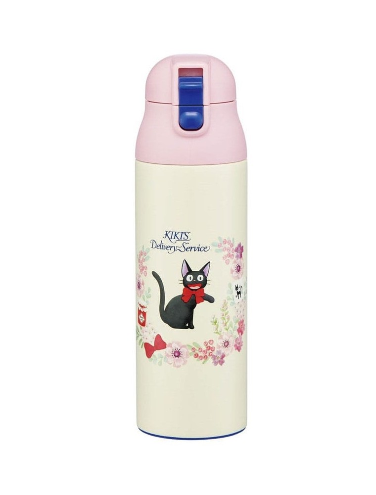 Kiki Delivery's Service Bottiglia D'acqua One Push Jiji Guirlande De Fleurs 500 Ml Skater