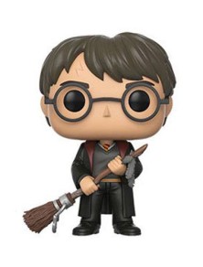 Harry Potter Pop! Movies Vinile Figura Harry Con Firebolt & Feather Esclusiva 9 Cm Funko